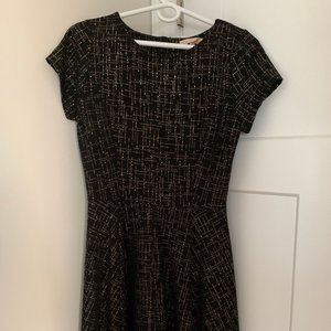 Creative Commune Gold & Black Sparkly Dress
